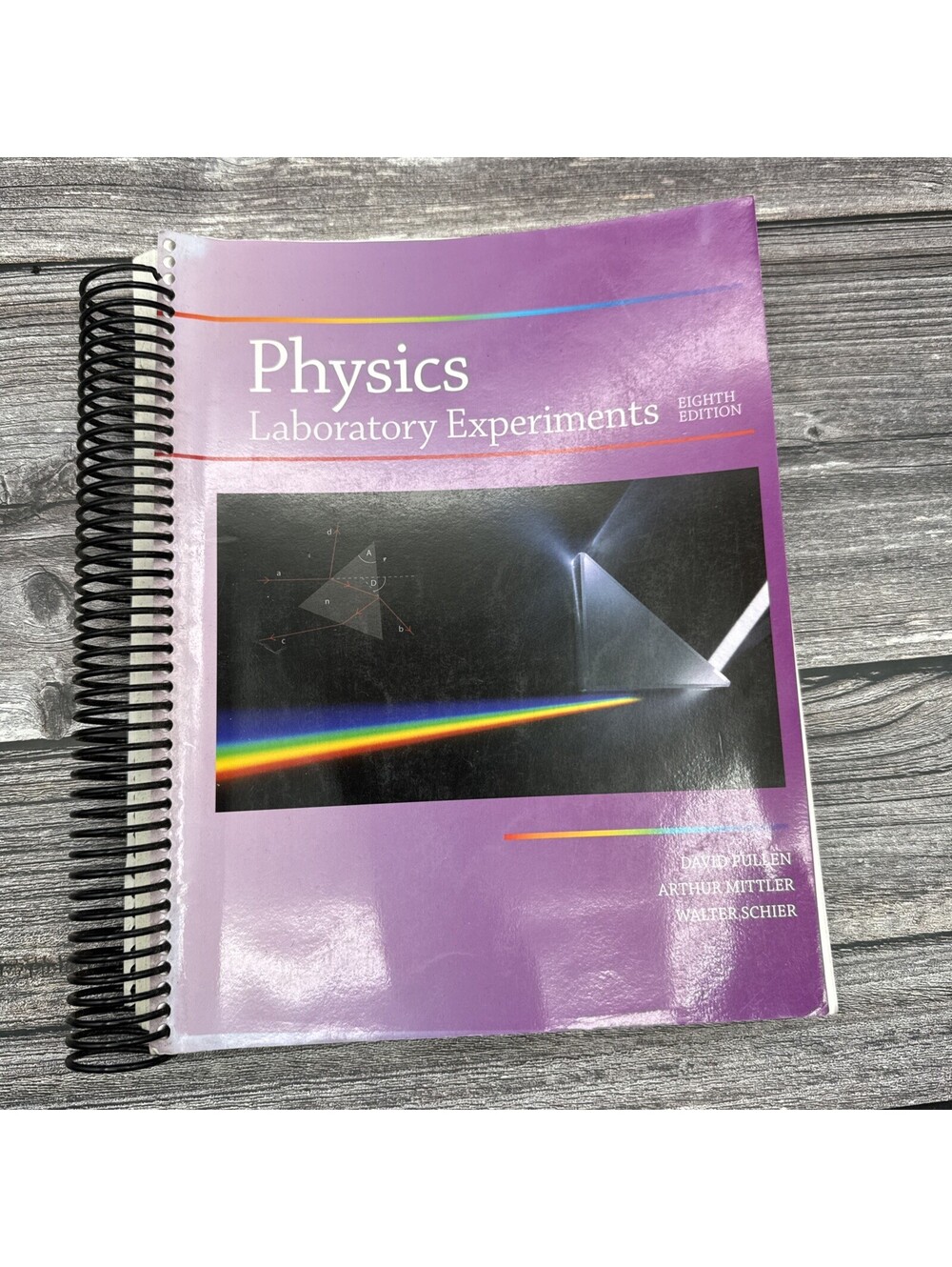 Physics Laboratory Experiments, 8th ed; Pullen et al (2010) G spiral 260813